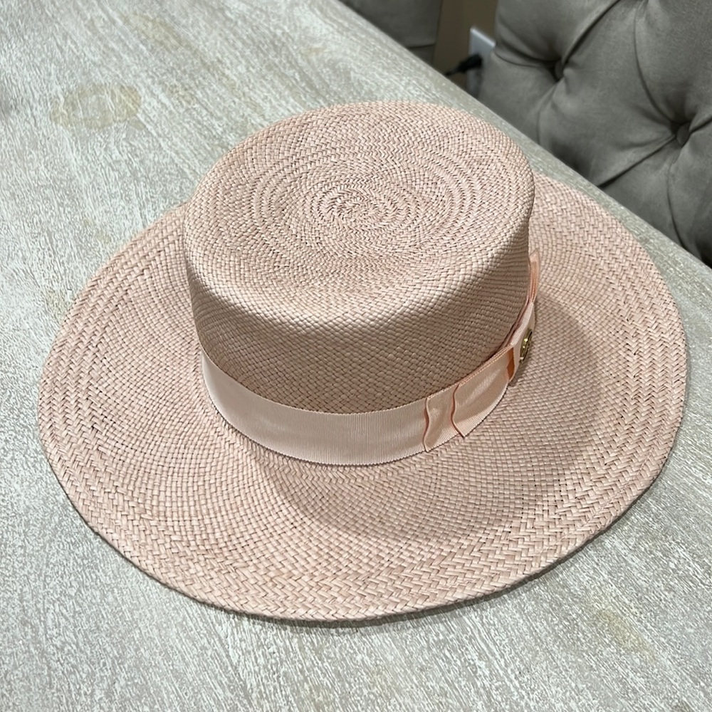 Gladys Tamez Poppy Straw Hat NWOT
